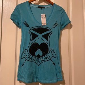 Crash & Burn tee shirt ***PLUS one bonus surprise item!***